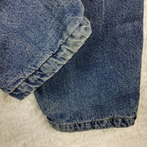 Lakin McKey Mens Jeans Carpenter‎ Flannel Lined Blue Denim Medium Wash 38x32 - Picture 6 of 14